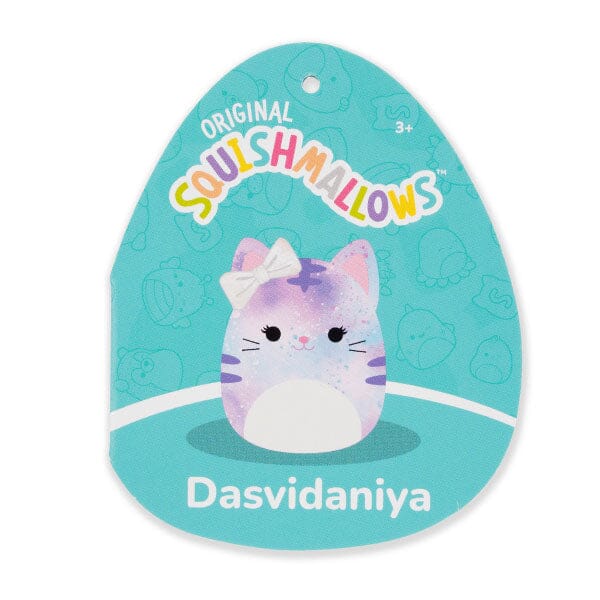Squishmallows Super Soft Plush Toys 7.5" Dasvidaniya the Watercolor Cat Simple Squishmallows 