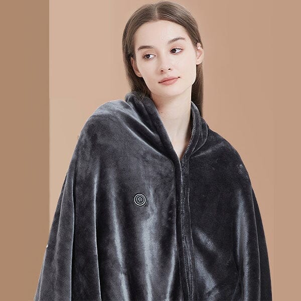 The Heated Cozy Cuddler Shawl | Includes Power Bank Simple Showcase 
