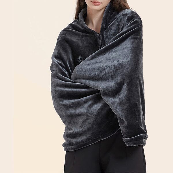 The Heated Cozy Cuddler Shawl | Includes Power Bank Simple Showcase 