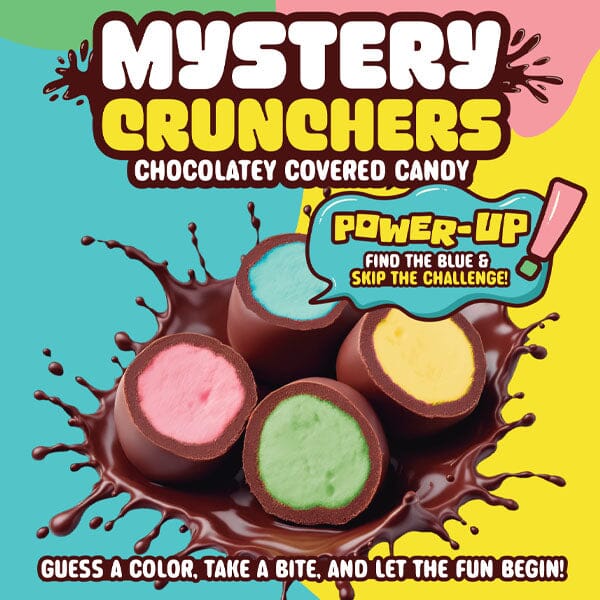 Mystery Crunchers Power-Up! Candy Color Reveal Chocolate Bites (60g) Simple Exclusive 