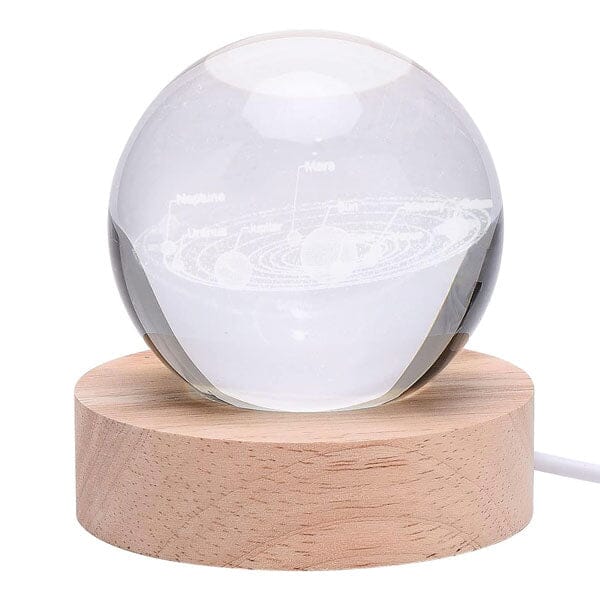 CelestiaGlow LED Crystal Ball With Wooden Base (Multiple Styles) Simple magazineracksdirect 