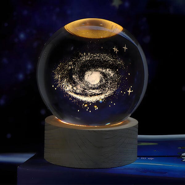 CelestiaGlow LED Crystal Ball With Wooden Base (Multiple Styles) Simple magazineracksdirect 