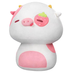 CuddleMush 12" Mushroom-Shaped Kawaii Plush Toy Collection (1pc) Multiple Styles Simple magazineracksdirect MushMoo The Cow 