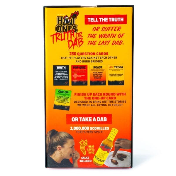 Hot Ones® "Truth Or Dab" Hot Sauce Party Game | Includes Sauce! | As Seen On Youtube Simple magazineracksdirect 