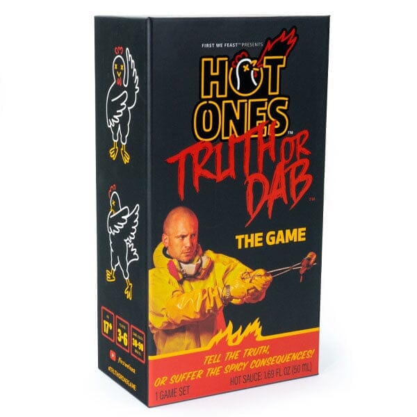 Hot Ones® "Truth Or Dab" Hot Sauce Party Game | Includes Sauce! | As Seen On Youtube Simple magazineracksdirect 