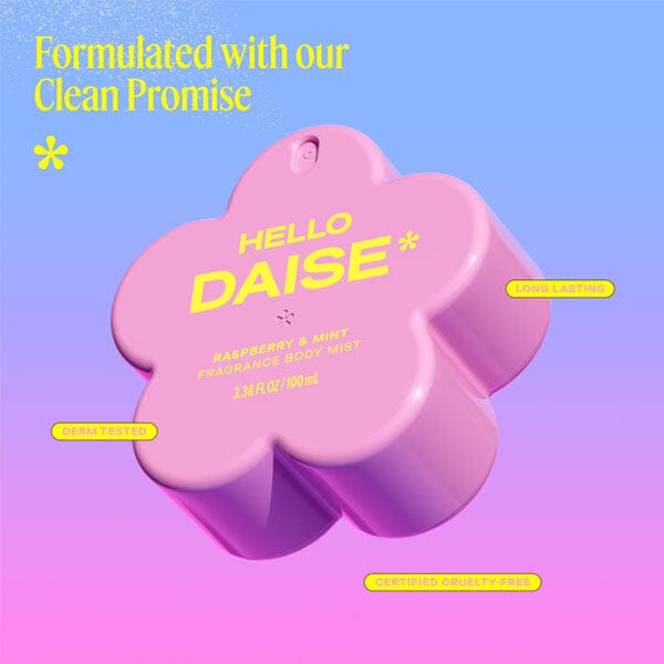 DAISE Hello Daise Fragrance Body Mist (100mL) Raspberry & Mint Scent Simple Daise 