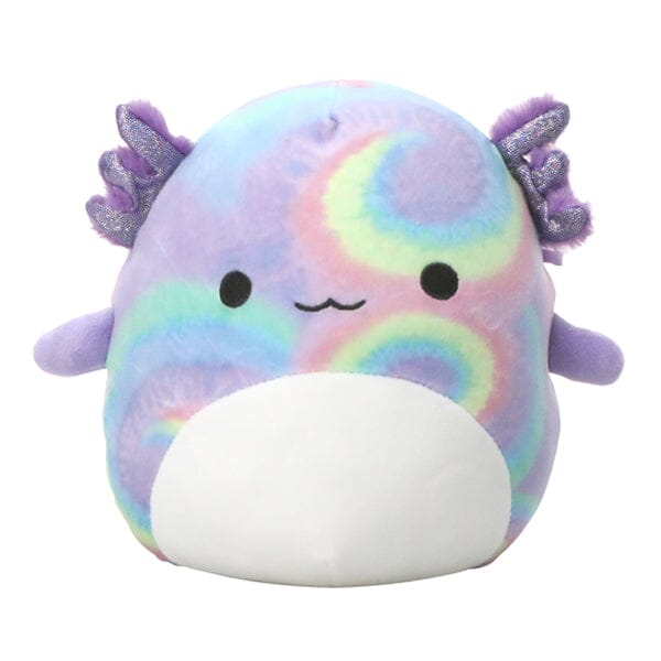 Squishmallows Super Soft Plush Toys | 8" Axolotl Squad | Delphine the Tie Dyed Axolotl Simple magazineracksdirect 