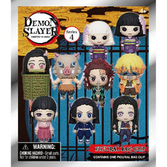 3D Demon Slayer Clip Hanger Blind Bags Series 4 (1pc) Simple magazineracksdirect 