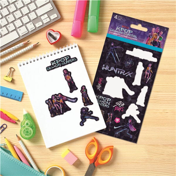 KPop Demon Hunters Sticker Pack (4 Sheets) Simple KPop Demon Hunters 