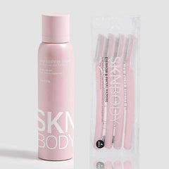 SknBody Hair Identifier Spray (4.0oz) & Facial Razors (4pk) Dermaplaner Bundle Simple magazineracksdirect 