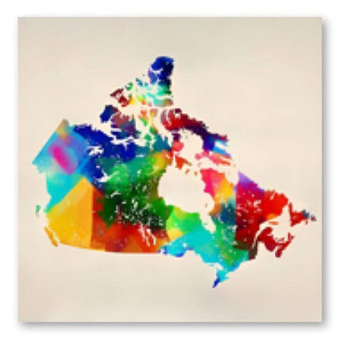 Studio Diamond Painting Full Coverage | Map Of Canada | 40cm x 40cm