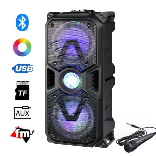 SoundLogicXT: HD Karaoke Speaker With Disco Ball and Microphone Simple SoundLogic XT 