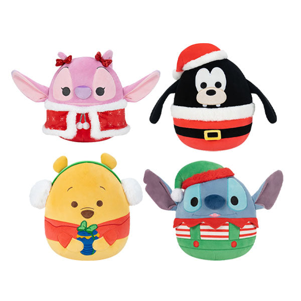 Squishmallows Super Soft Plush Toys 2026 Disney Holiday Squad 8" (1pc) Ships Assorted