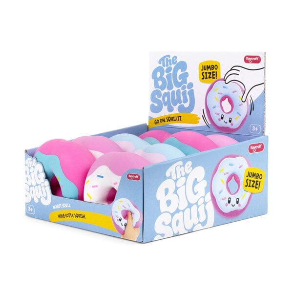 The Big Squij Slow-Rise Squishy Fidget Toy (1pc) Sprinkle Donut Simple The Big Squij 