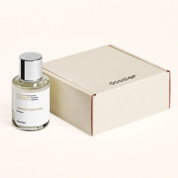 Dossier French Unisex Eau de Parfum Spray (1.7oz) Ambery Saffron Simple Dossier 