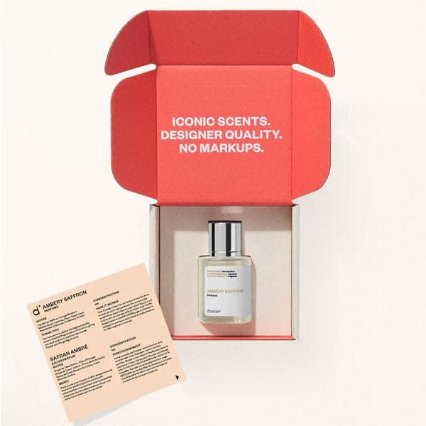 Dossier French Unisex Eau de Parfum Spray (1.7oz) Ambery Saffron Simple Dossier 