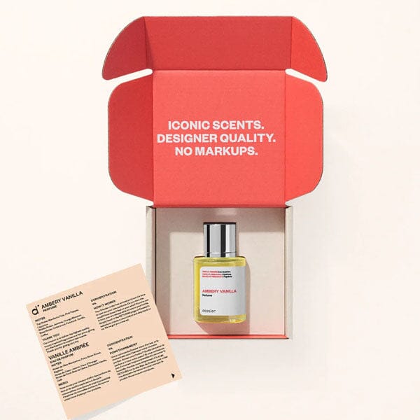 Dossier French Femme Eau de Parfum Spray (1.7oz) Ambery Vanilla Simple Dossier 