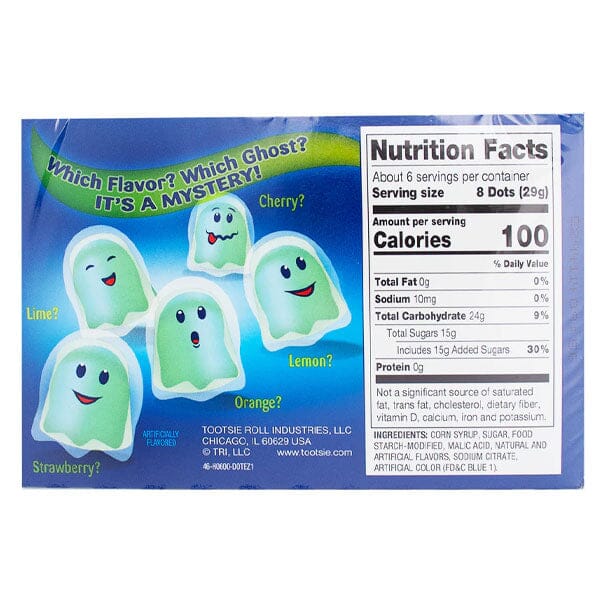 Tootsie® Ghost DOTS® Mystery Halloween Edition Gummy Candy (6oz) Simple magazineracksdirect 