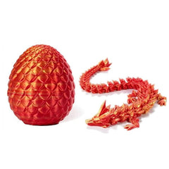 3D Printed Dragon Scale Egg Fidget Toy (Multiple Colors) Preorder Showcase Red & Copper 