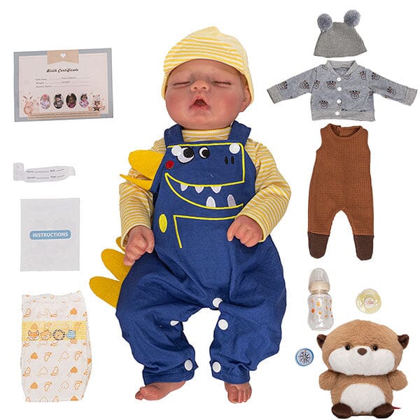TrueHeart Treasures: Dream Weavers Collection Weighted Reborn Lifelike Baby Dolls (3kg) Baby Tommy Simple TrueHeart Treasures 