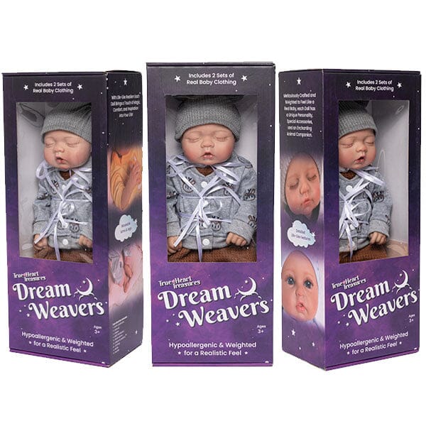 TrueHeart Treasures: Dream Weavers Collection Weighted Reborn Lifelike Baby Dolls (3kg) Baby Tommy Simple TrueHeart Treasures 