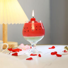 Hidden Gems Strawberry Drink Novelty Candle | 1 Ring Inside Simple magazineracksdirect 