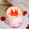 Hidden Gems Strawberries & Cream Drink Novelty Candle | 1 Ring Inside