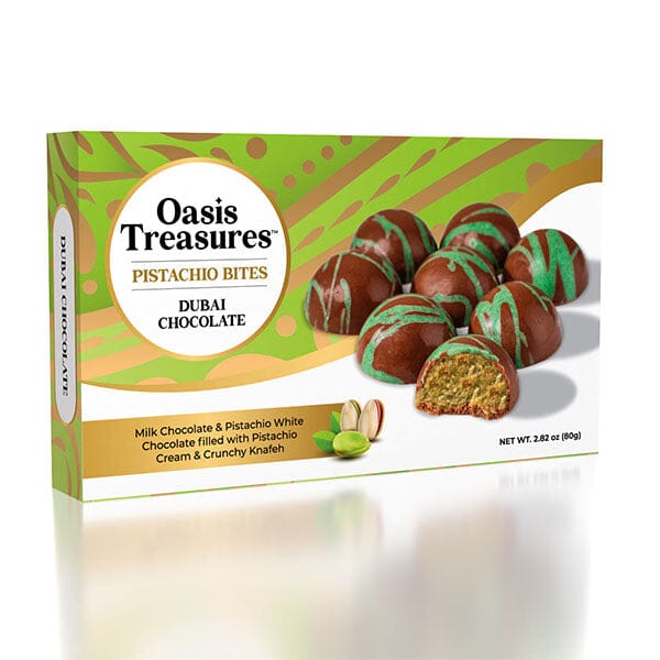 Dubai Chocolate Pistachio Bites by Oasis Treasures (80g) Simple Oasis Treasures 