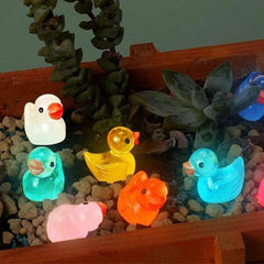 Hide-A-Duck Tiny Glow-In-The-Dark Duck Charms (100pc) Simple magazineracksdirect 