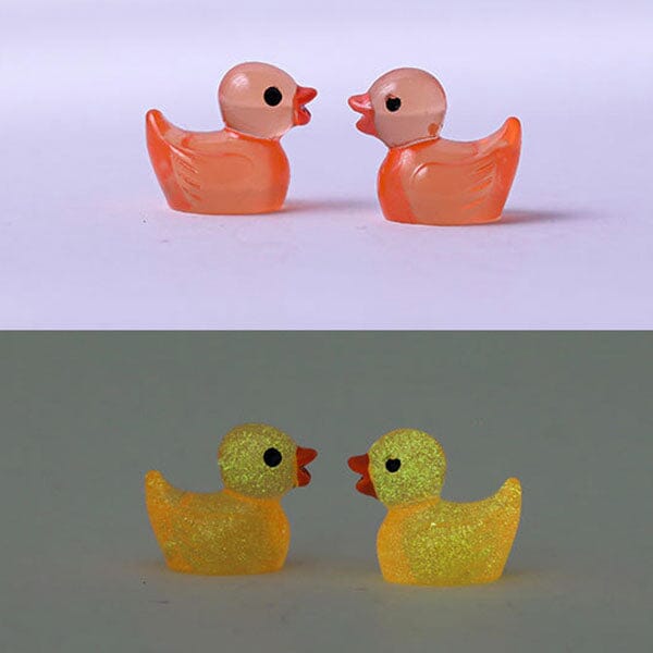 Hide-A-Duck Tiny Glow-In-The-Dark Duck Charms (100pc) Simple magazineracksdirect 