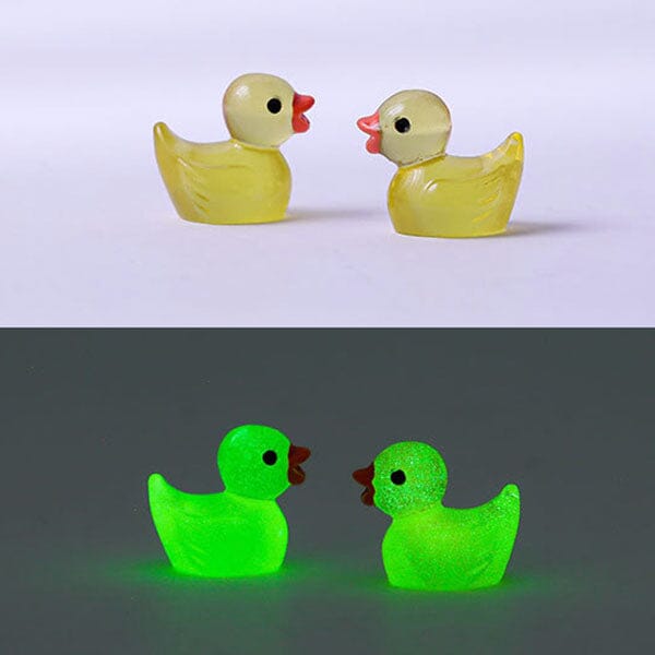 Hide-A-Duck Tiny Glow-In-The-Dark Duck Charms (100pc) Simple magazineracksdirect 