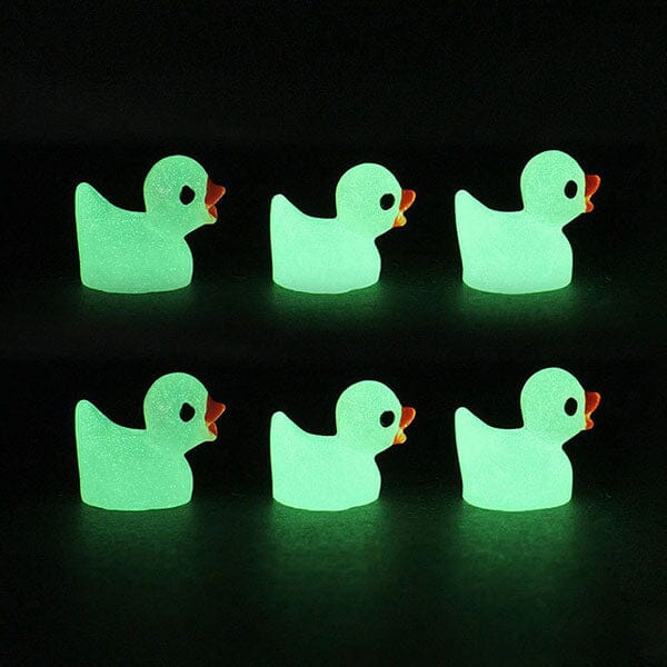 Hide-A-Duck Tiny Glow-In-The-Dark Duck Charms (100pc) Simple magazineracksdirect 