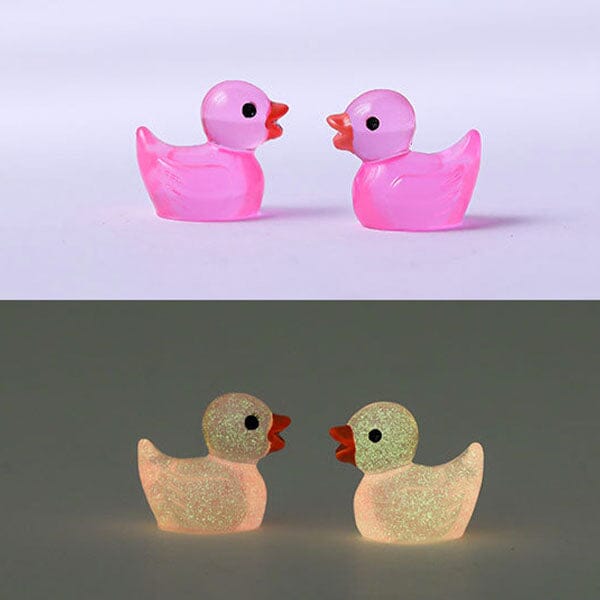 Hide-A-Duck Tiny Glow-In-The-Dark Duck Charms (100pc) Simple magazineracksdirect 