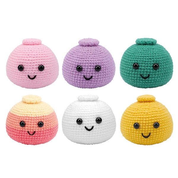 The LOOP Brigade: Mystery Dumplings DIY Crochet Plush Toy Complete Kit For Beginners Blind Bag Simple The LOOP Brigade 