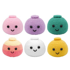 The LOOP Brigade: Mystery Dumplings DIY Crochet Plush Toy Complete Kit For Beginners Blind Bag Simple The LOOP Brigade 