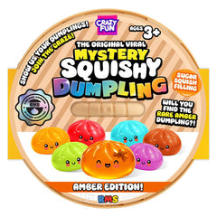 RMS® Maltose Amber Mystery Bao Bun 4" Dumpling Squishy Fidget Toy (1pc)