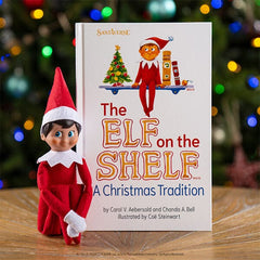 Elf On The Shelf® Official Christmas Tradition Kit (Blue Eye Boy English/French) Includes Storybook & Scout Elf! Simple Exclusive 