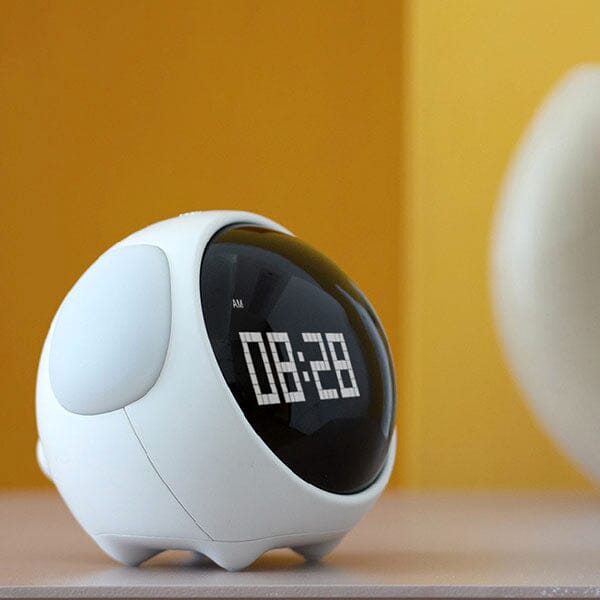 GleamGreet Digital Cute Face Alarm Clock Preorder magazineracksdirect 