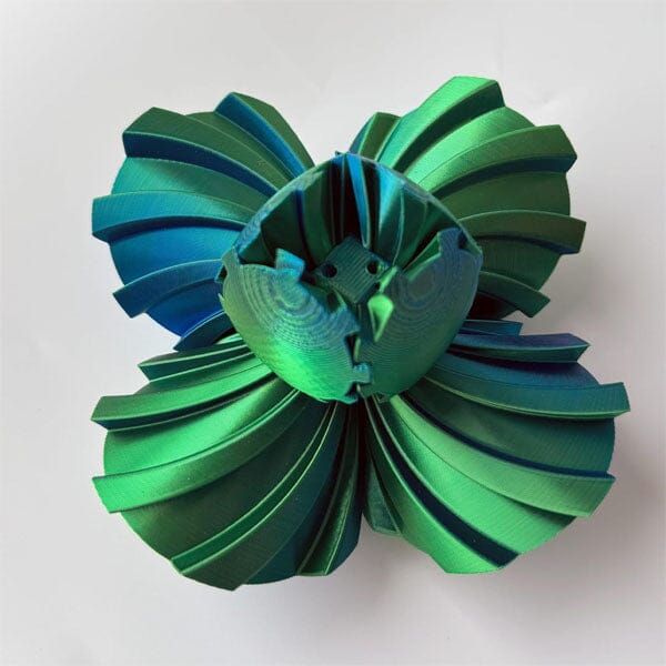 3D Printed Fidget Gear Ball Toy (1pc) Multiple Colors Simple magazineracksdirect Blue & Green 