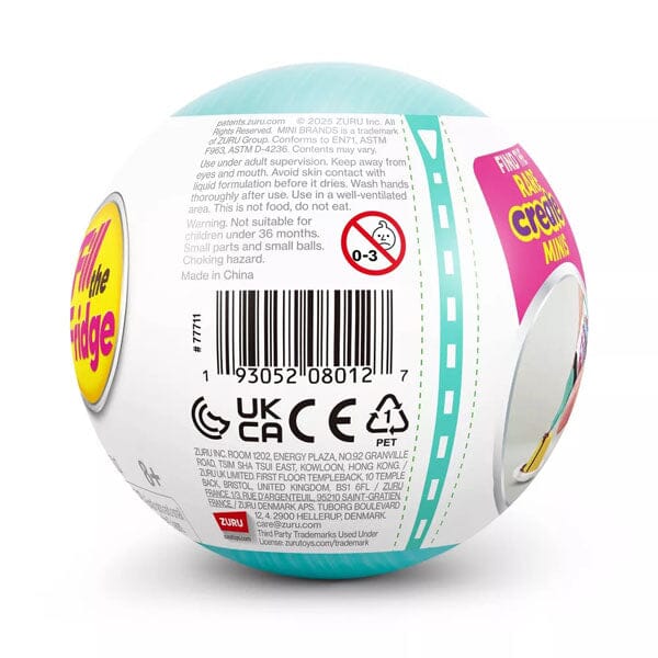 ZURU 5 Surprise Mini Brands Fill The Fridge Series 1 Collectible Capsule Simple ZURU 