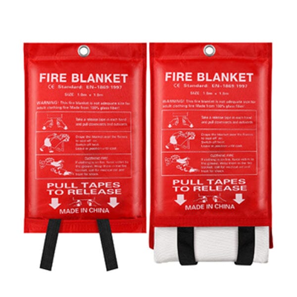 Emergency Fibreglass Certified Fire Blanket (1pc) Simple magazineracksdirect 