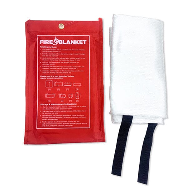 Emergency Fibreglass Certified Fire Blanket (1pc) Simple magazineracksdirect 