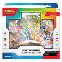 Pokémon TCG: First Partner Illustration Collection Series 3 (30 Cards + Sticker Sheet)