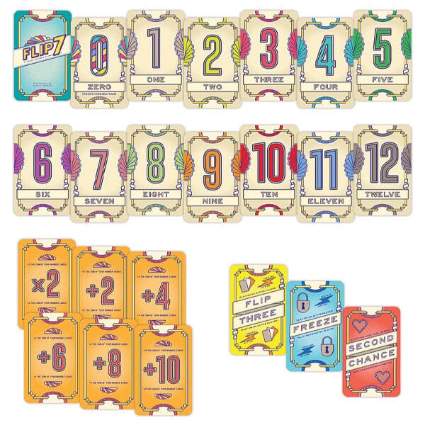 Flip 7™ Face-Paced Card Game by USAopoly Simple USAopoly 