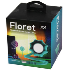 iJoy Floret USB Flexi Sunset LED Lamp Light in Green Simple magazineracksdirect 