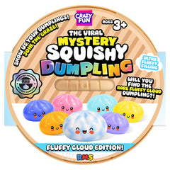 RMS® Fluffy Cloud Mystery Bao Bun 4" Dumpling Squishy Fidget Toy (1pc)