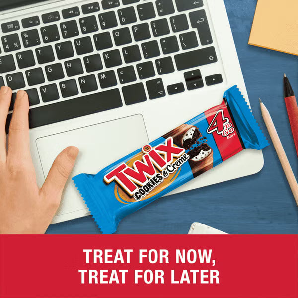 TWIX Cookies & Creme Sharing Size Candy Bar, 2.72oz Simple Twix 