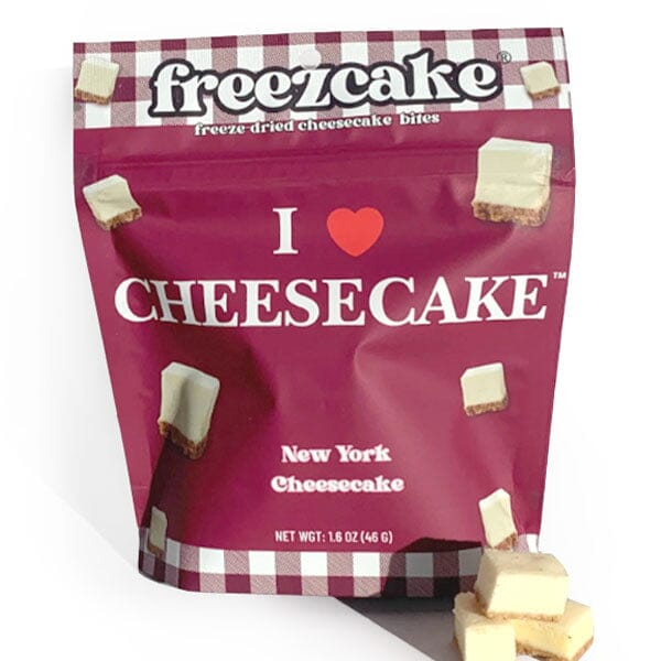 Freezcake Freeze-Dried Cheesecake Bites (1.6oz) Multiple Flavors Simple Freezcake New York Cheesecake 