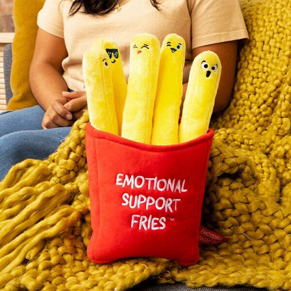 Emotional Support Fries 12" Novelty Plush Toy By What Do You Meme?® Simple What Do You Meme? 