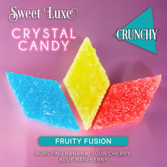 Sweet Luxe™ NEW Extra Crunchy Crystal Candy - Fruity Fusion Flavor Mix Preorder Sweet Luxe™ 